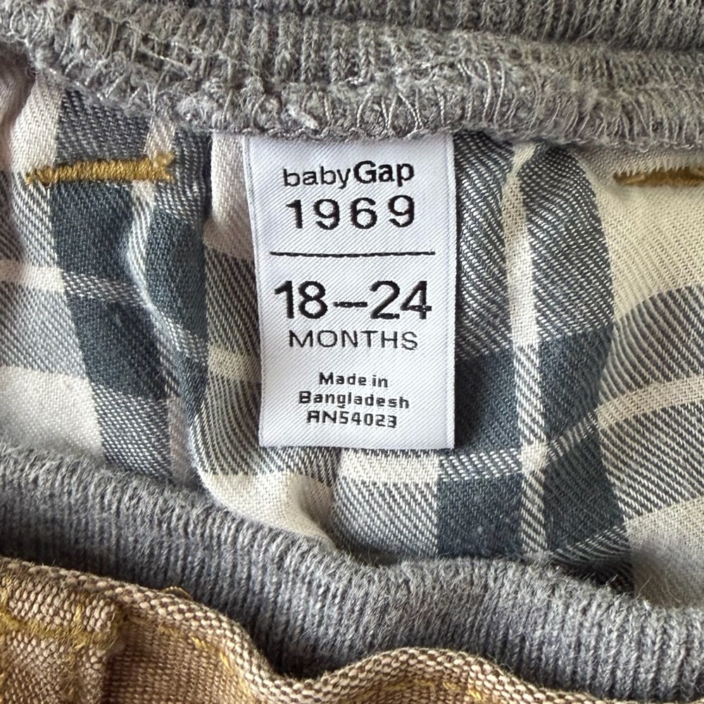 •Baby GAP• Fully Lined Utility Pants - Size 18-24 Months - Picture 2 of 6